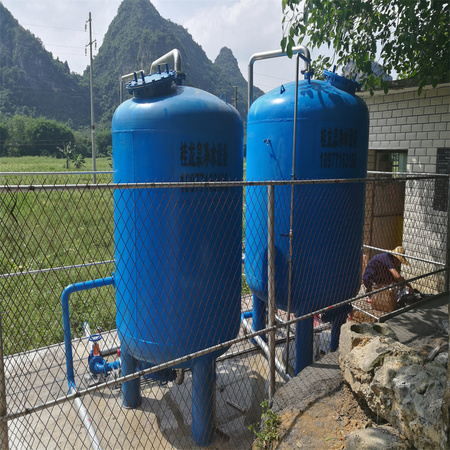 双罐过滤器，双级净水设备，双级石英砂过滤器，双级过滤设备，二级净水设备